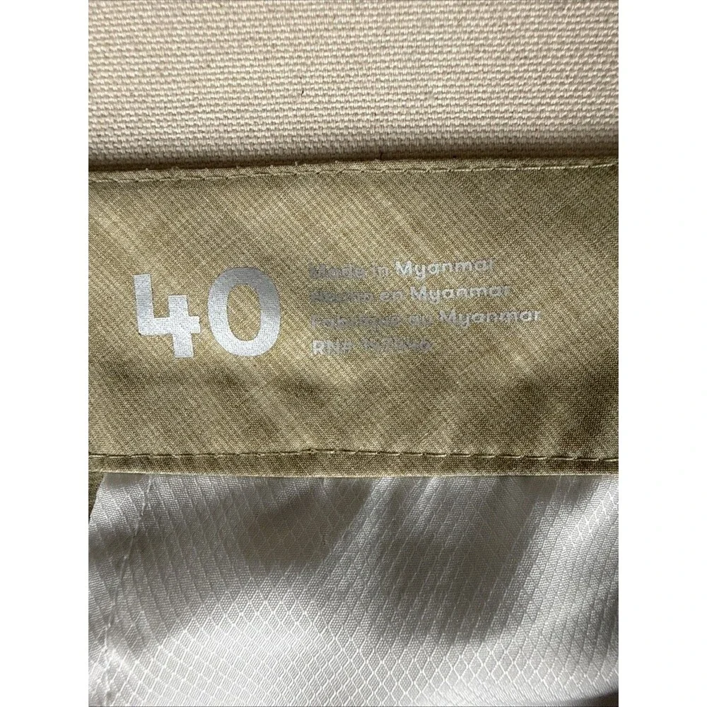 Hang Ten Mens 40 Hybrid Shorts Tan Stretch Performance Board Shorts RN147446